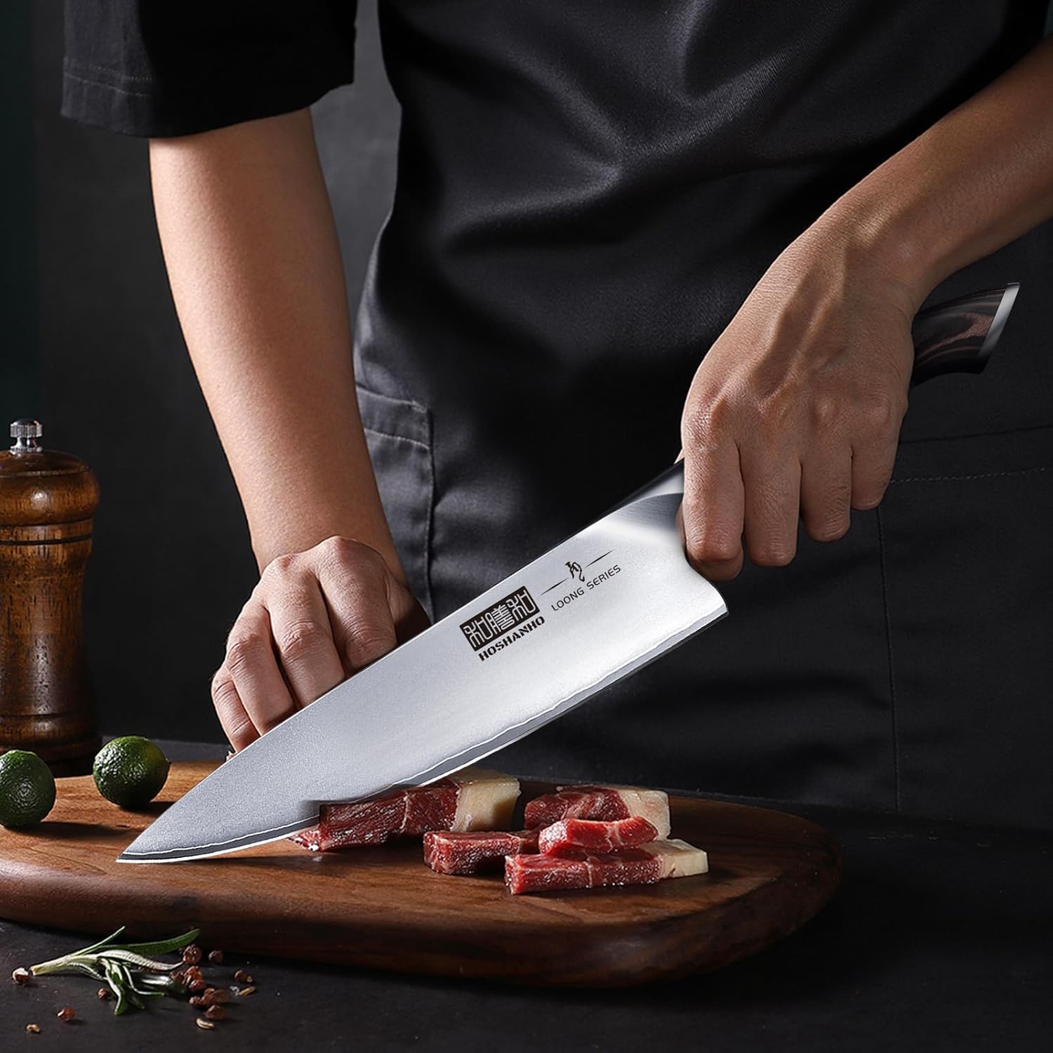 6-Piece Japanese Knife Set with Holder