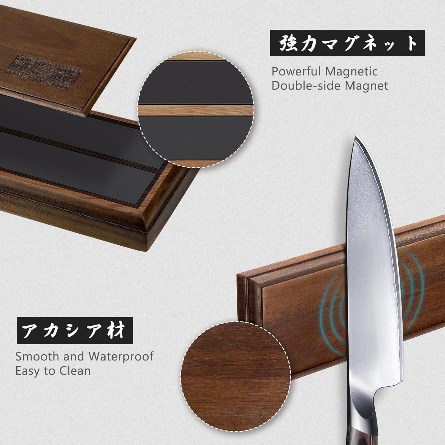 6-Piece Japanese Knife Set with Holder