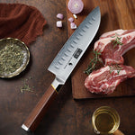 3-teiliges japanisches Messerset – Ultrascharfe Kochmesser mit ergonomischem Holzgriff &amp; Geschenkbox 