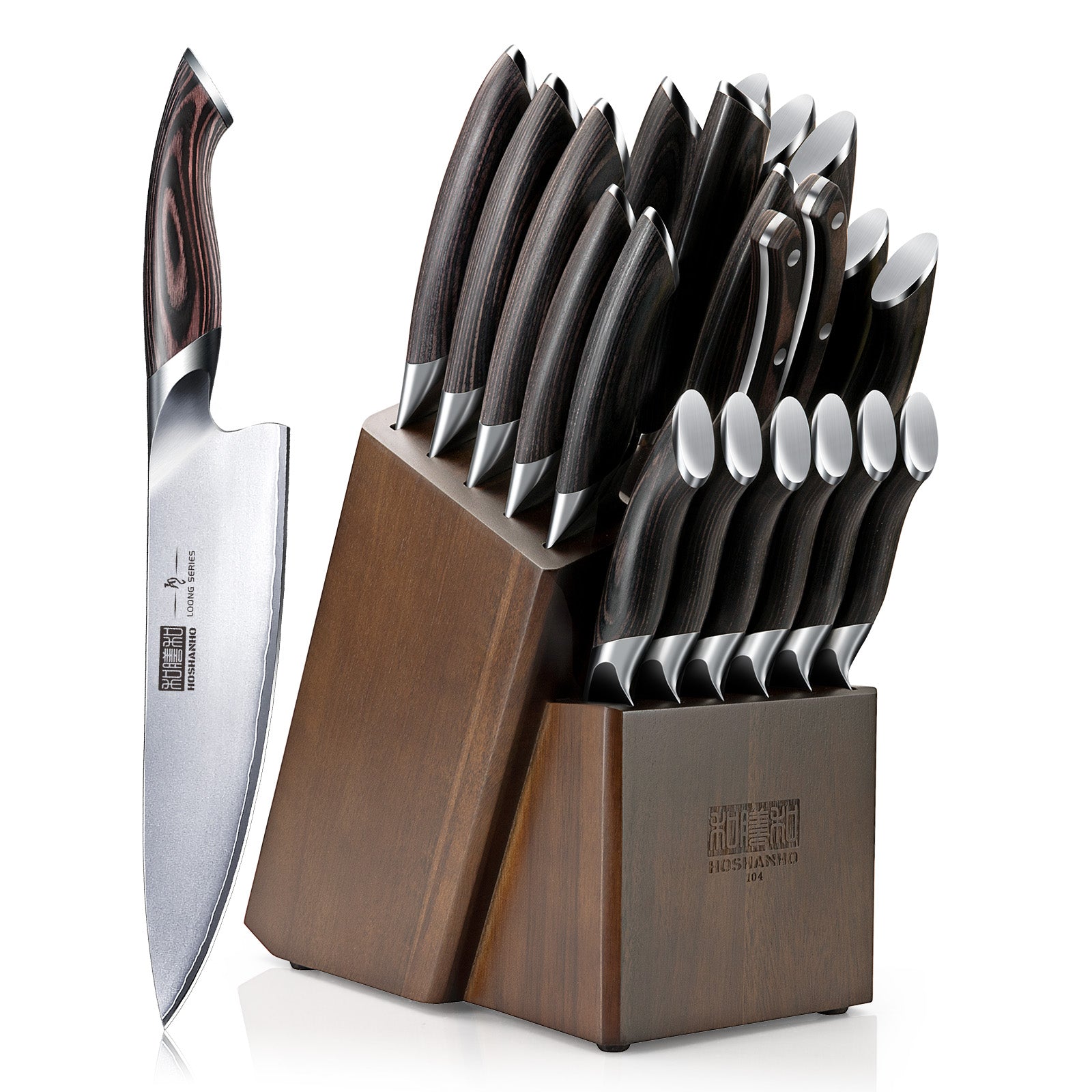 Loong-21 Piece Chef Knife Set