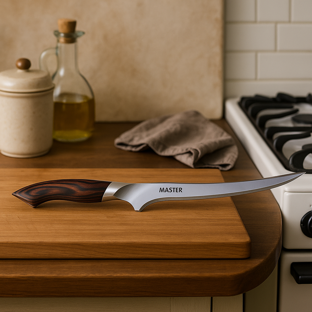 7" Fillet Knife, High Carbon Steel
