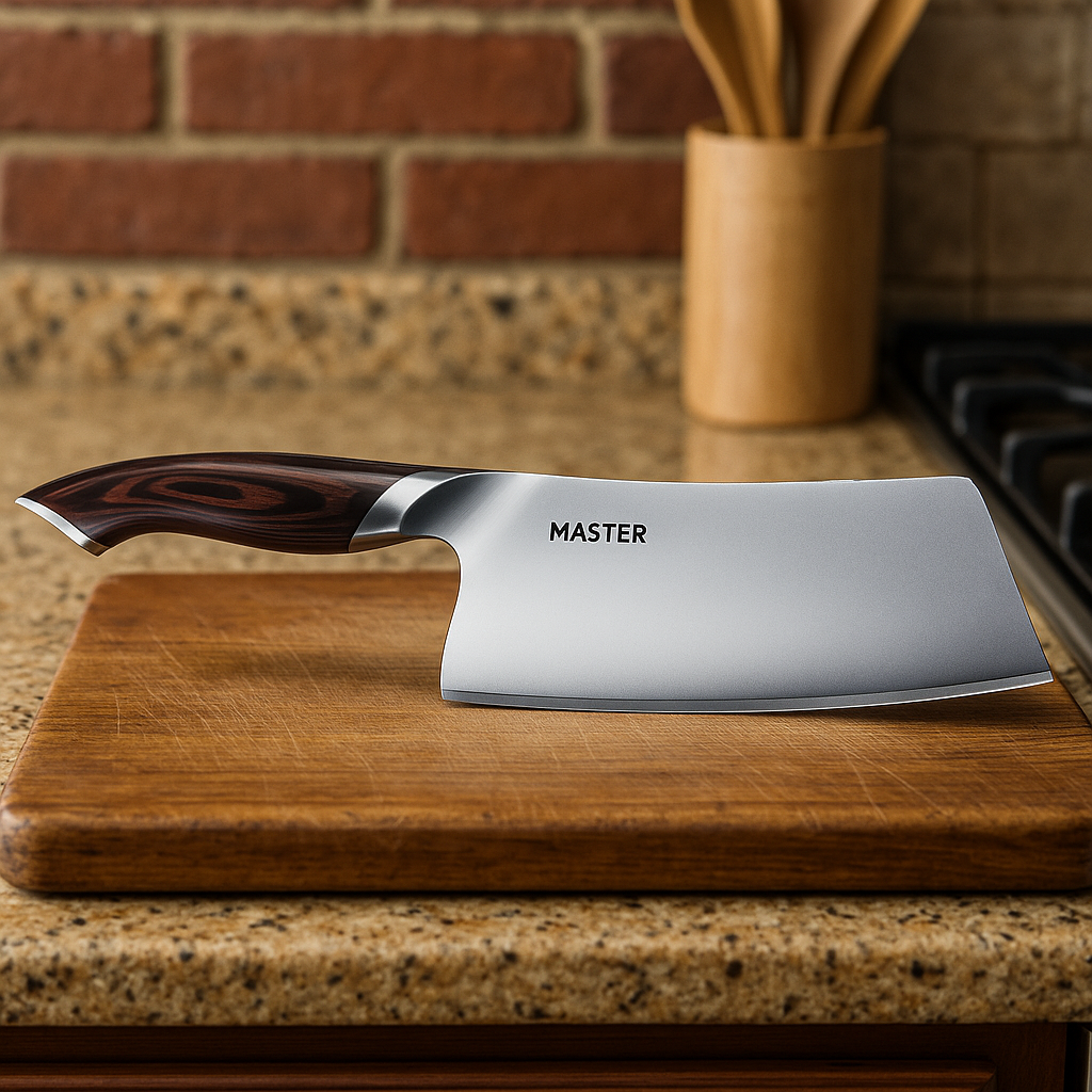 7" Cleaver, Japanese Steel Knife