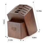 Large Capacity Acacia Wood Knife Block