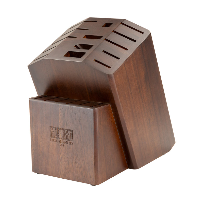 Large Capacity Acacia Wood Knife Block