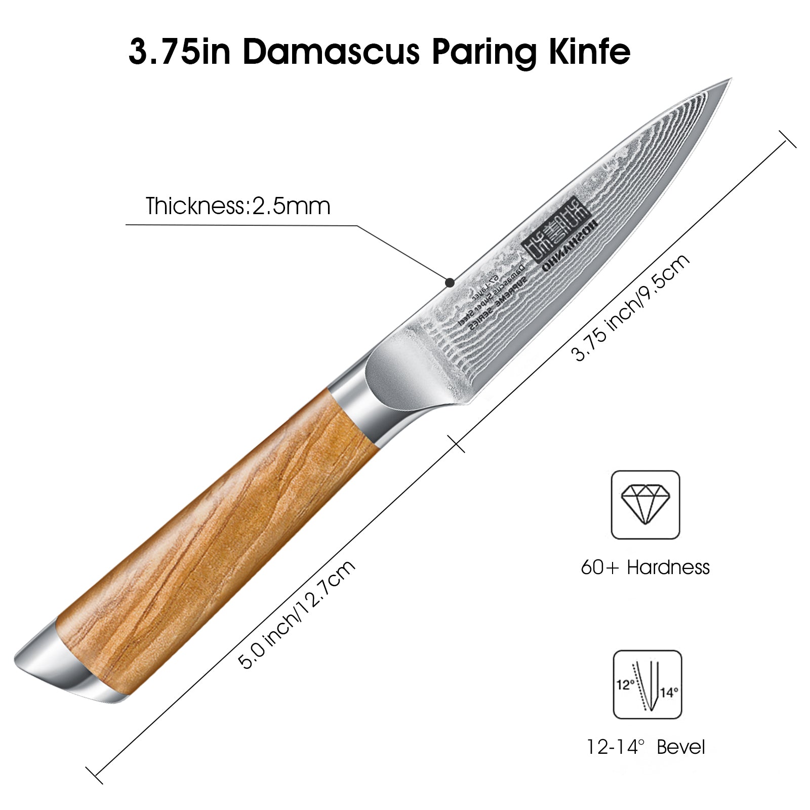 8-Inch Damascus Chef Knife – 67 Layers VG-10 Super Steel with Ergonomic Olive Wood Handle