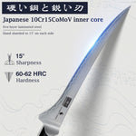 Couteau à fileter japonais de 18 cm avec manche en bois de santal rouge – Couteau à désosser en acier de qualité supérieure pour viande et poisson