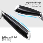 7-Inch Fillet Knife – High Carbon Powder Steel Boning Knife for Meat & Poultry with Flexible Blade & Pakkawood Handle