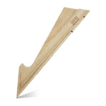 Natural Wood Boat-Shaped Knife Sheath
