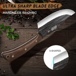 8-Piece Hand Forged Butcher Knife Set
