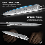 6-Piece Knife Set with 14x10" Magnetic Block