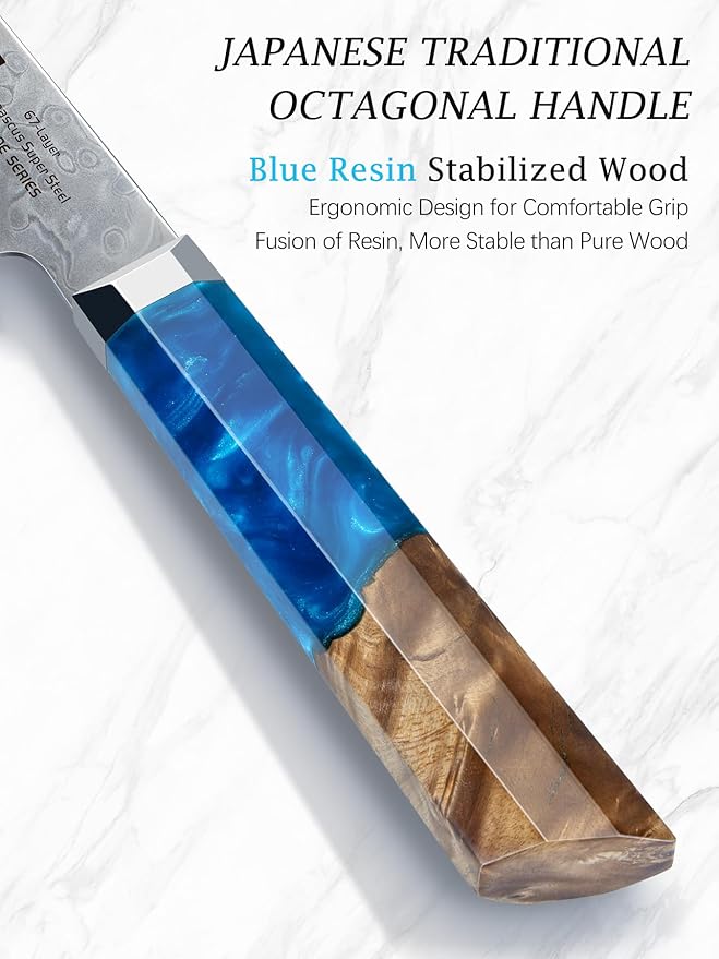 8" Ultra-Sharp Damascus Chef Knife