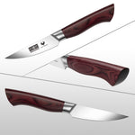 3.75-Inch Paring Knife – High Carbon Stainless Steel Japanese Fruit Knife with Ergonomic Wood Handle