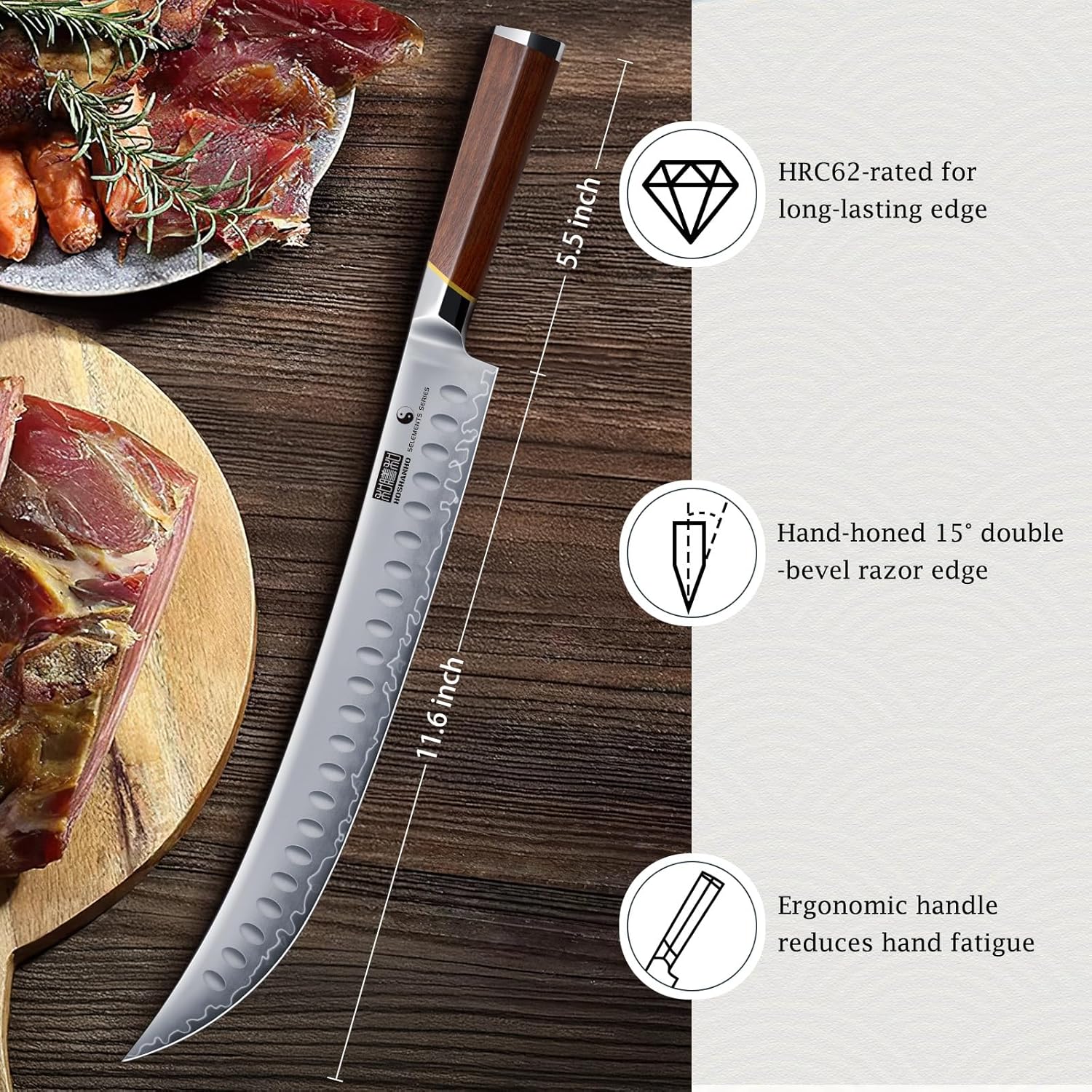 12" Razor Sharp Brisket Knife