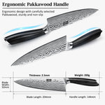 8" Japanese Chef Knife – Pakkawood Handle