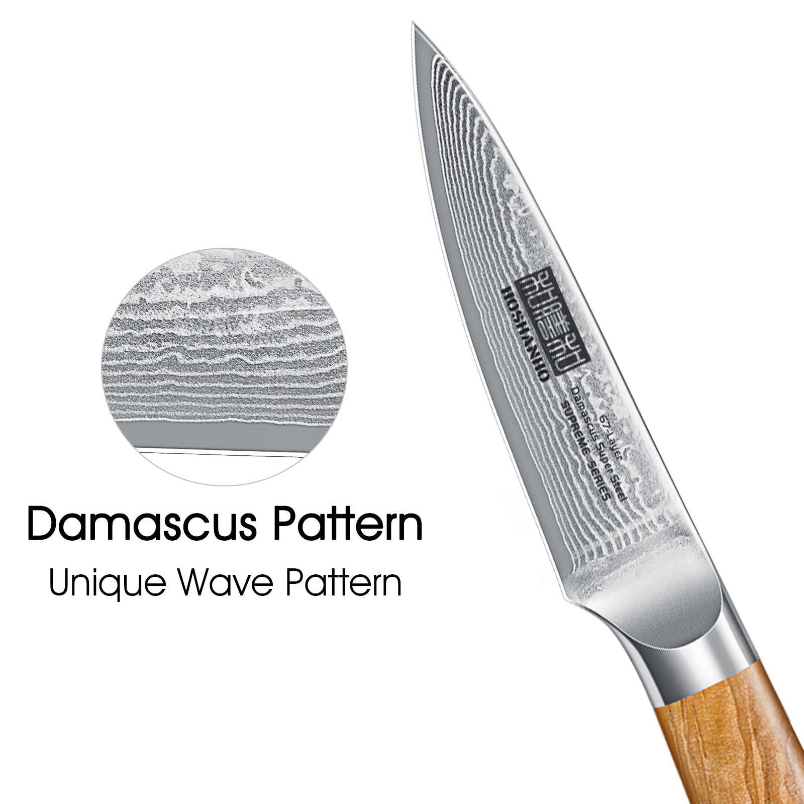 8-Inch Damascus Chef Knife – 67 Layers VG-10 Super Steel with Ergonomic Olive Wood Handle