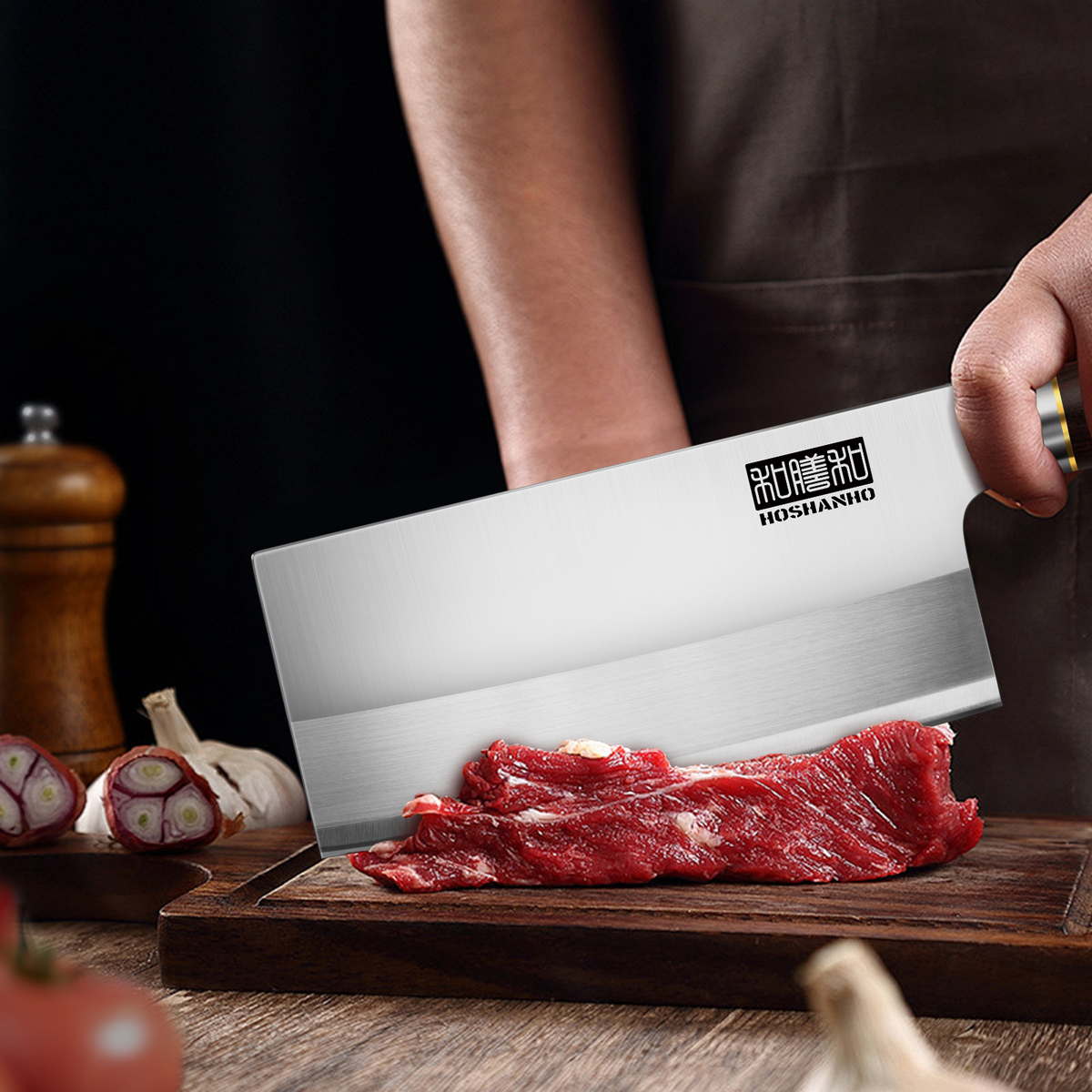 Snife Poder Ultra Sharp Chinese Cleaver Knife – Powder & High Carbon Steel Butcher ...