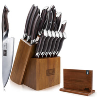 17-Piece Knife Set with Magnetic Block