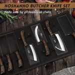 8-Piece Hand Forged Butcher Knife Set