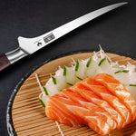 7-Inch Fillet Knife – High Carbon Stainless Steel Japanese Boning Knife with Wood Handle