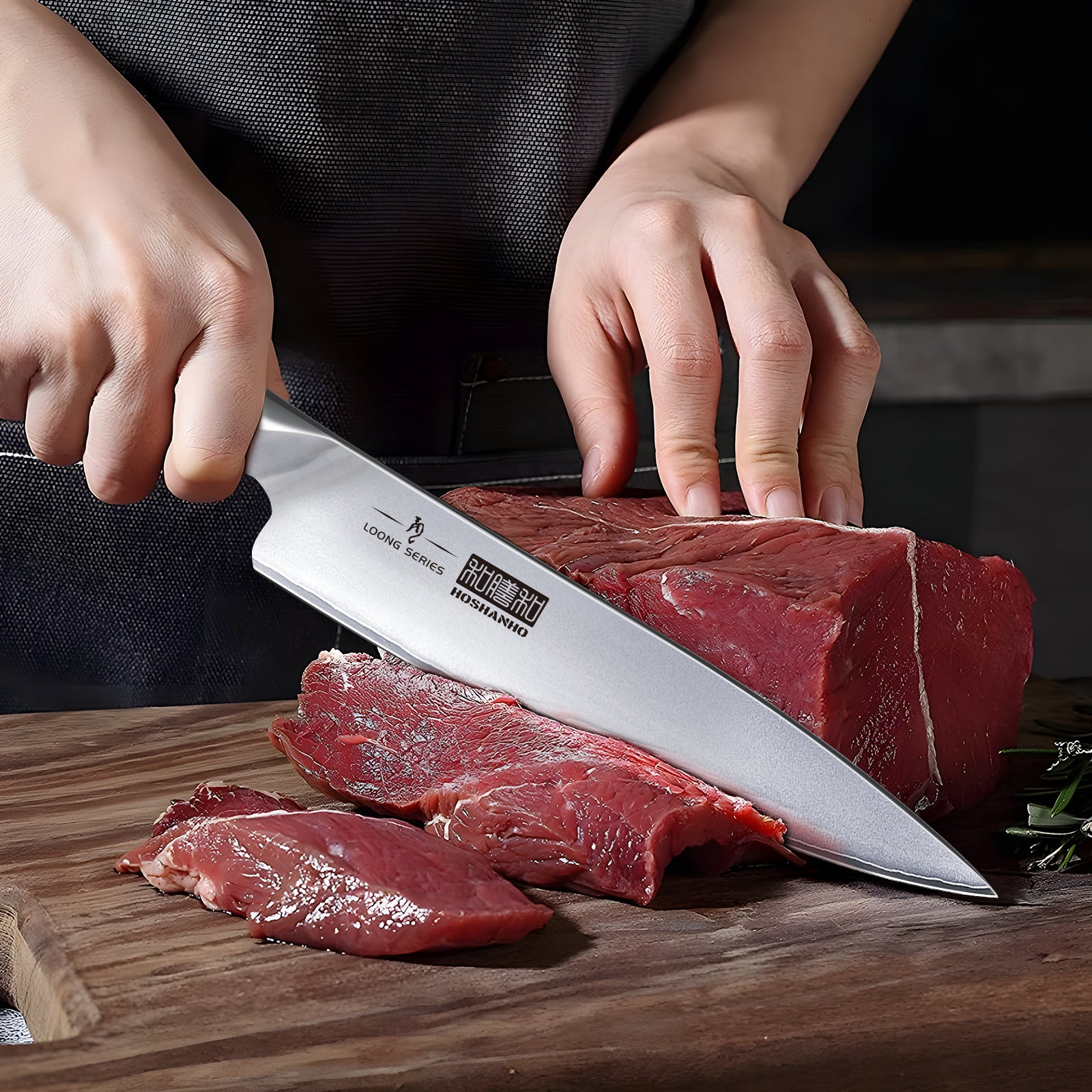 9-Piece Chef Knife Set with Block