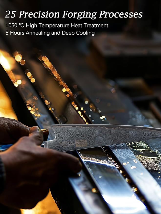 8" Ultra-Sharp Damascus Chef Knife