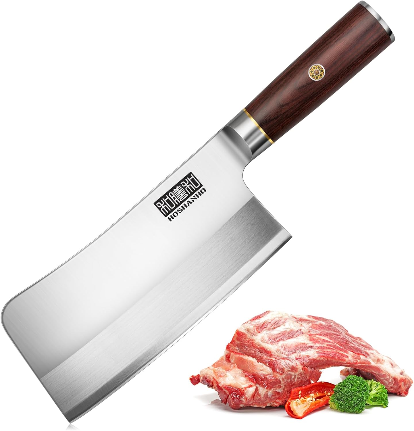 HOSHANHO 7" Chinese Cleaver Knife – Powder Steel