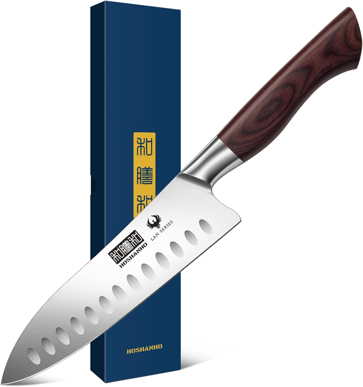 7" Santoku Knife, High Carbon Steel
