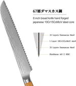 Couteau à pain dentelé de 20 cm