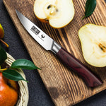 3.75-Inch Paring Knife – High Carbon Stainless Steel Japanese Fruit Knife with Ergonomic Wood Handle