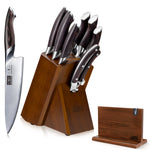 Ensemble de 9 couteaux de chef avec bloc
