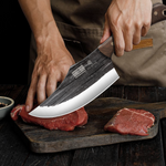 8-Piece Hand Forged Butcher Knife Set