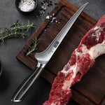 7-Inch Fillet Knife – High Carbon Powder Steel Boning Knife for Meat & Poultry with Flexible Blade & Pakkawood Handle