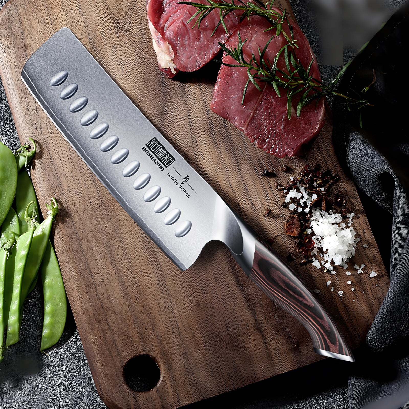 7" Nakiri Knife, Japanese Steel