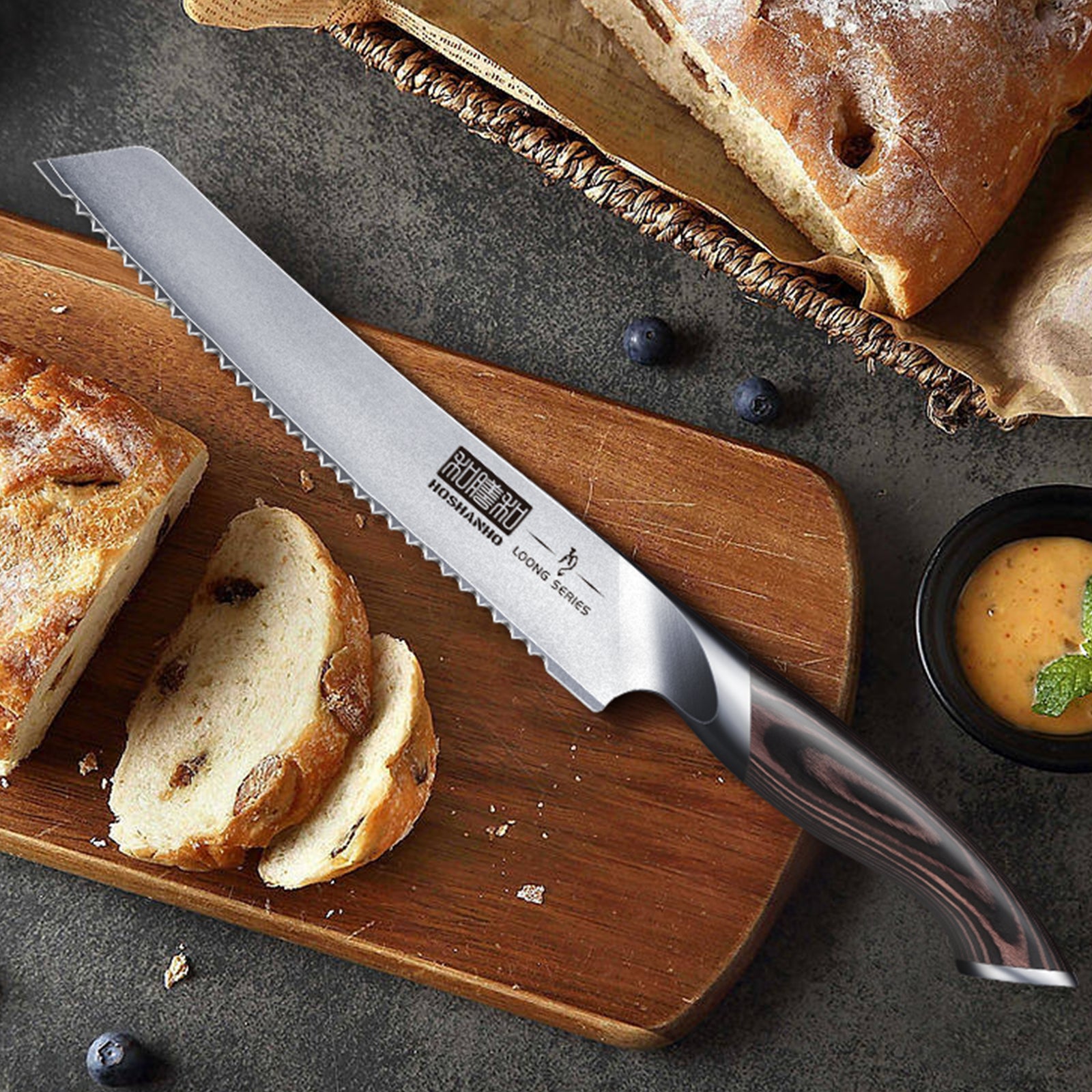 8" Bread Knife, High Carbon Steel