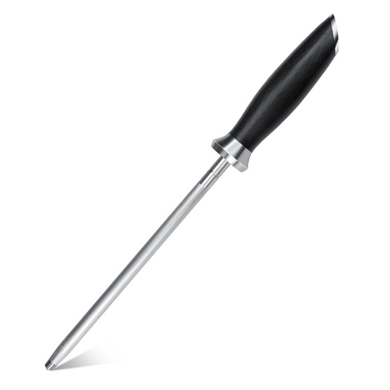 8" Knife Sharpening Rod with Pakkawood Handle