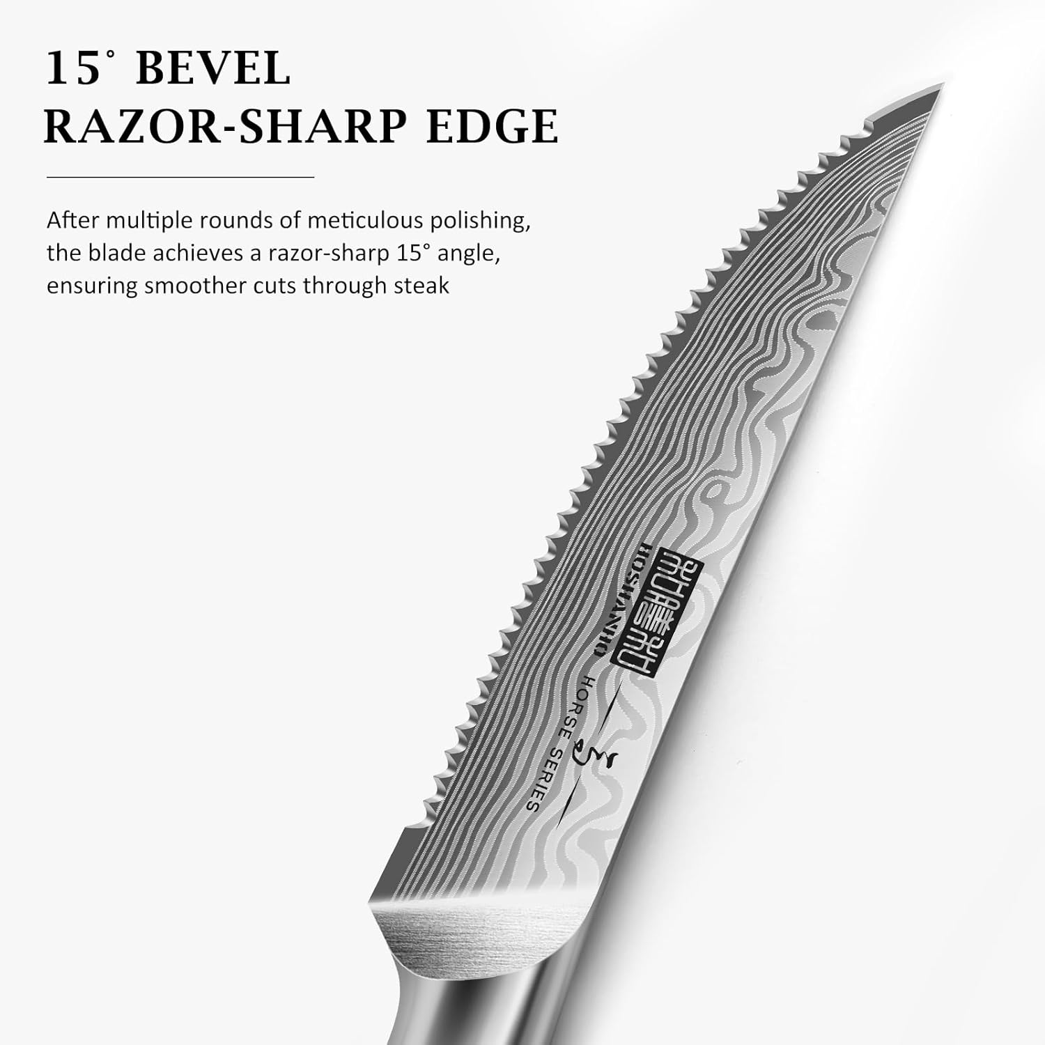 7-Piece Steak Knife Set with Storage Block