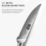 7-teiliges Steakmesserset mit Aufbewahrungsblock