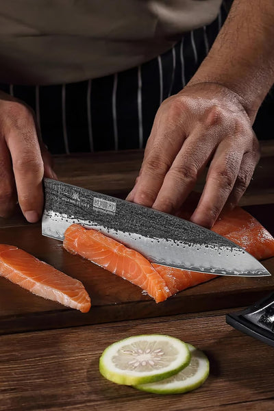 Chef Slicing Brisket