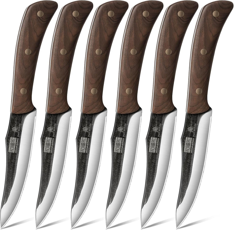 6-Piece Non Serrated Steak Knives Set