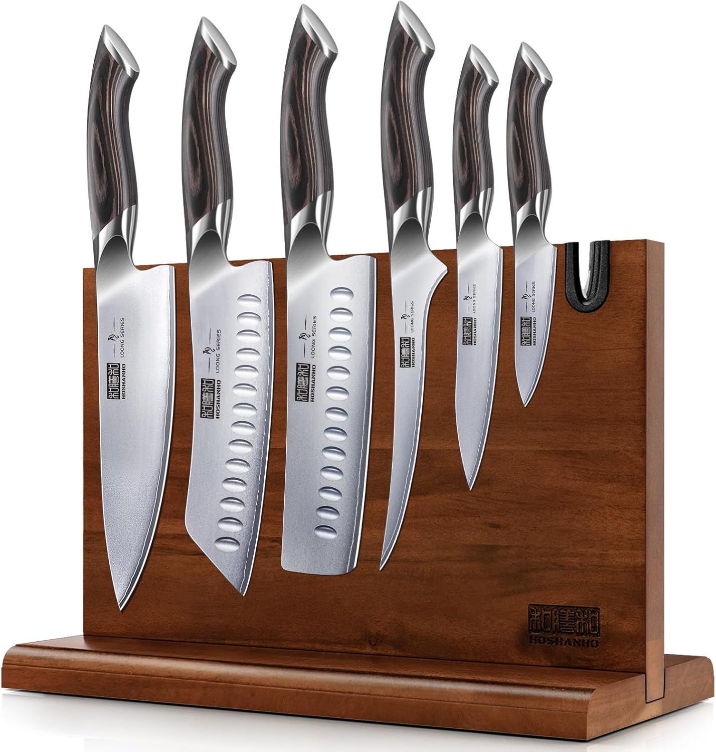 7-Piece Kitchen Knife Set with Magnetic Block