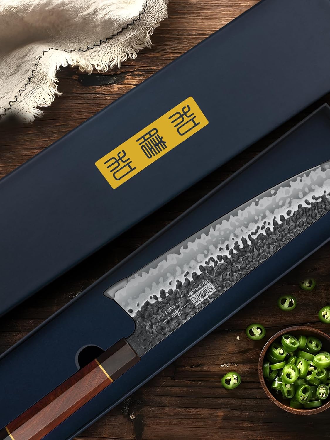 9" Japanese Kiritsuke Chef Knife – Hand Forged