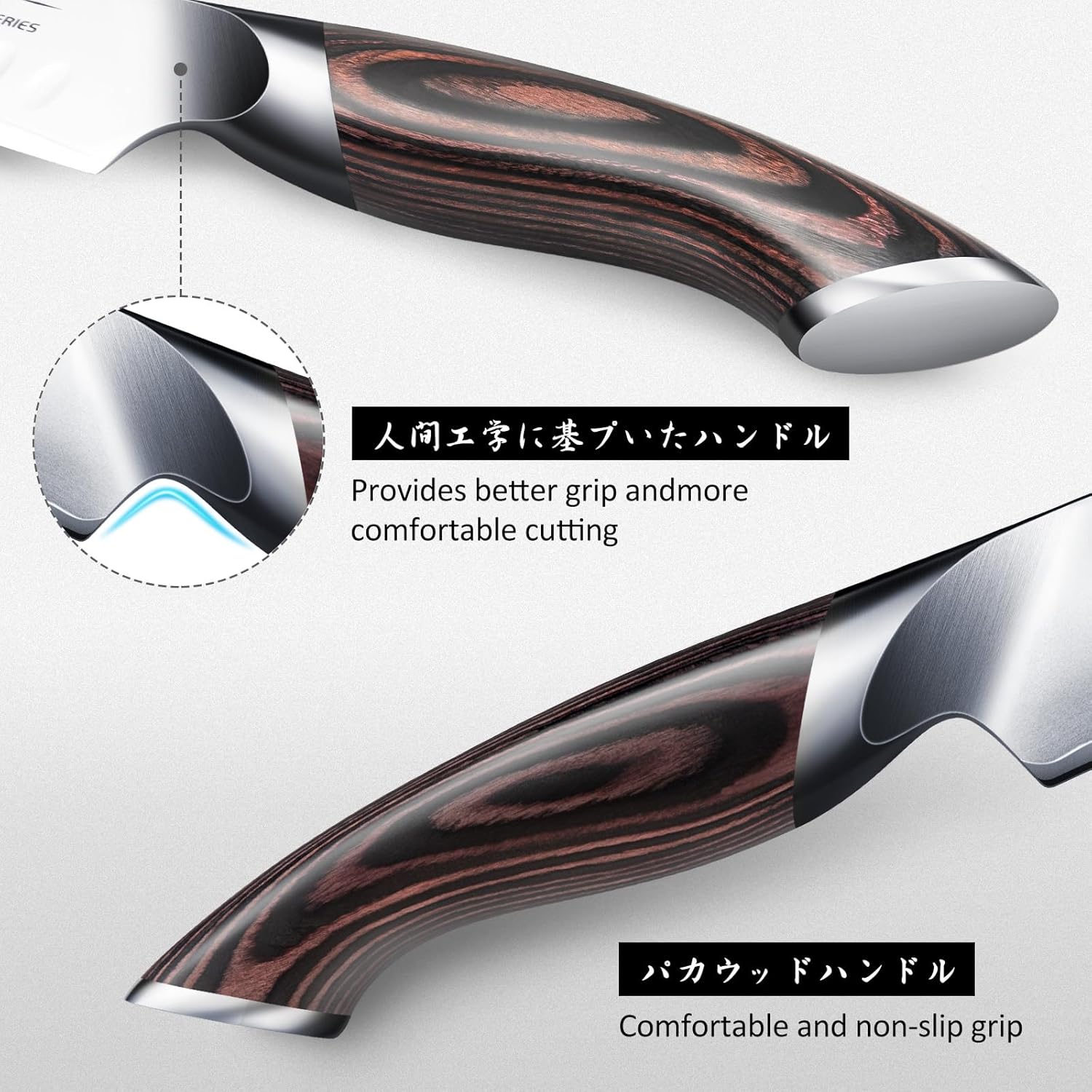 3PCS Japanese High Carbon Carving Knife Set