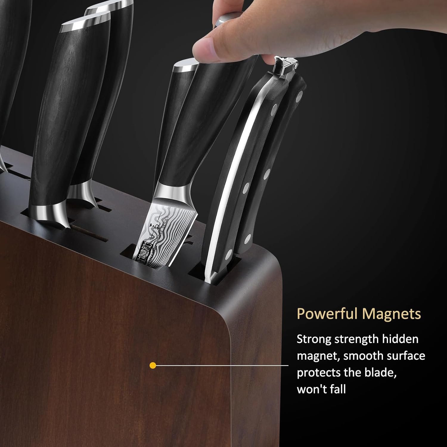 8-Piece Knife Set with Magnetic Block