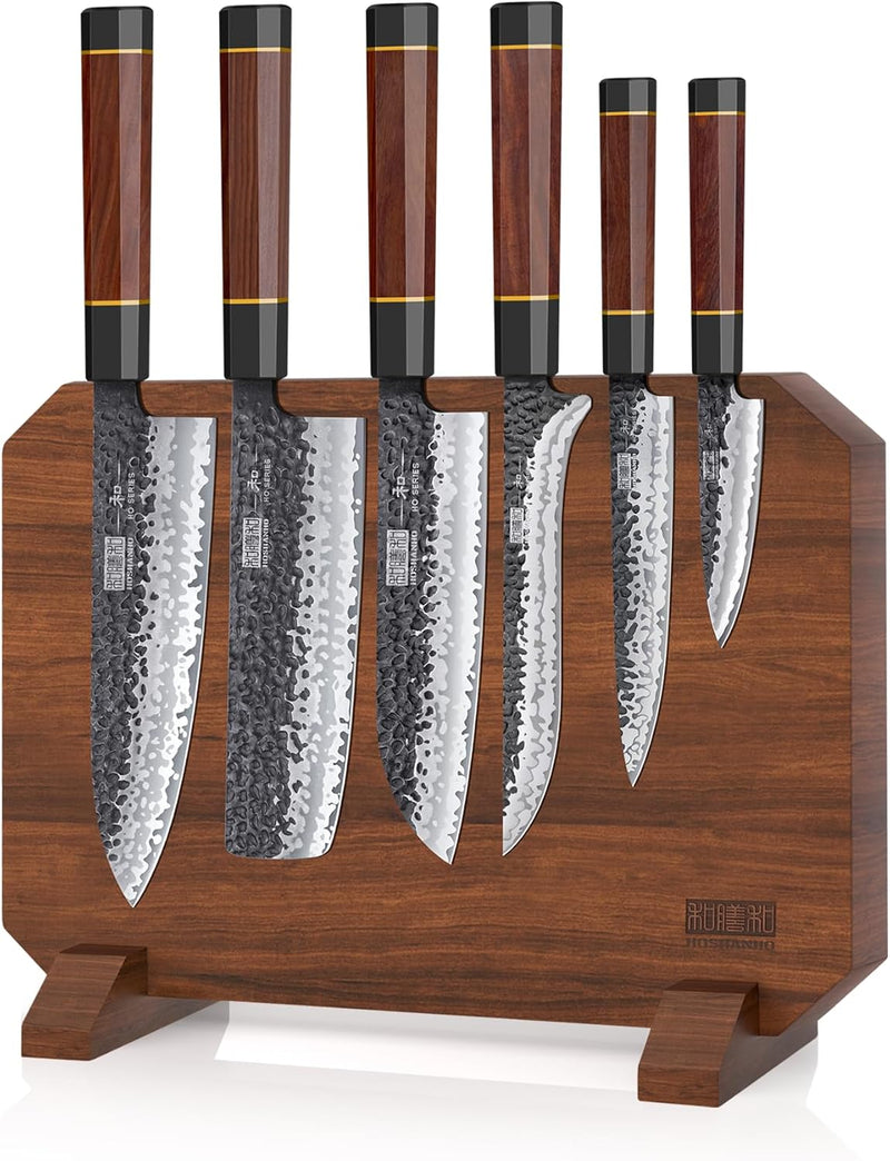 7-Piece Kitchen Knife Set with Magnetic Block