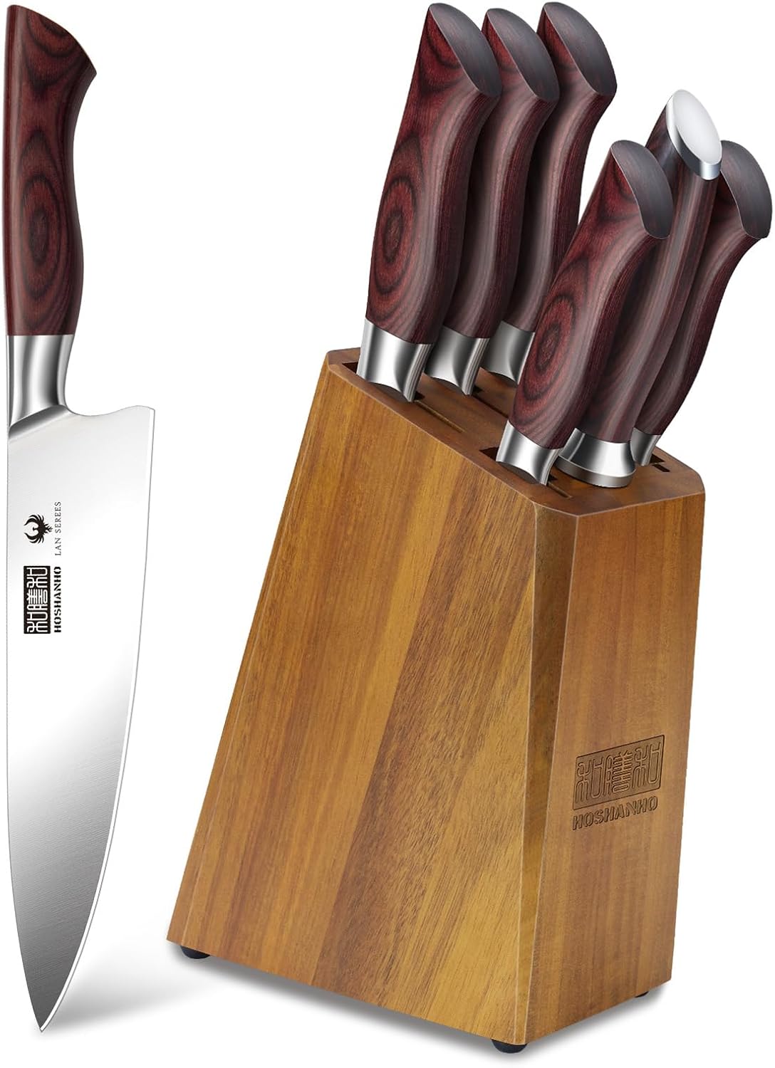 7-Piece Knife Set with Block