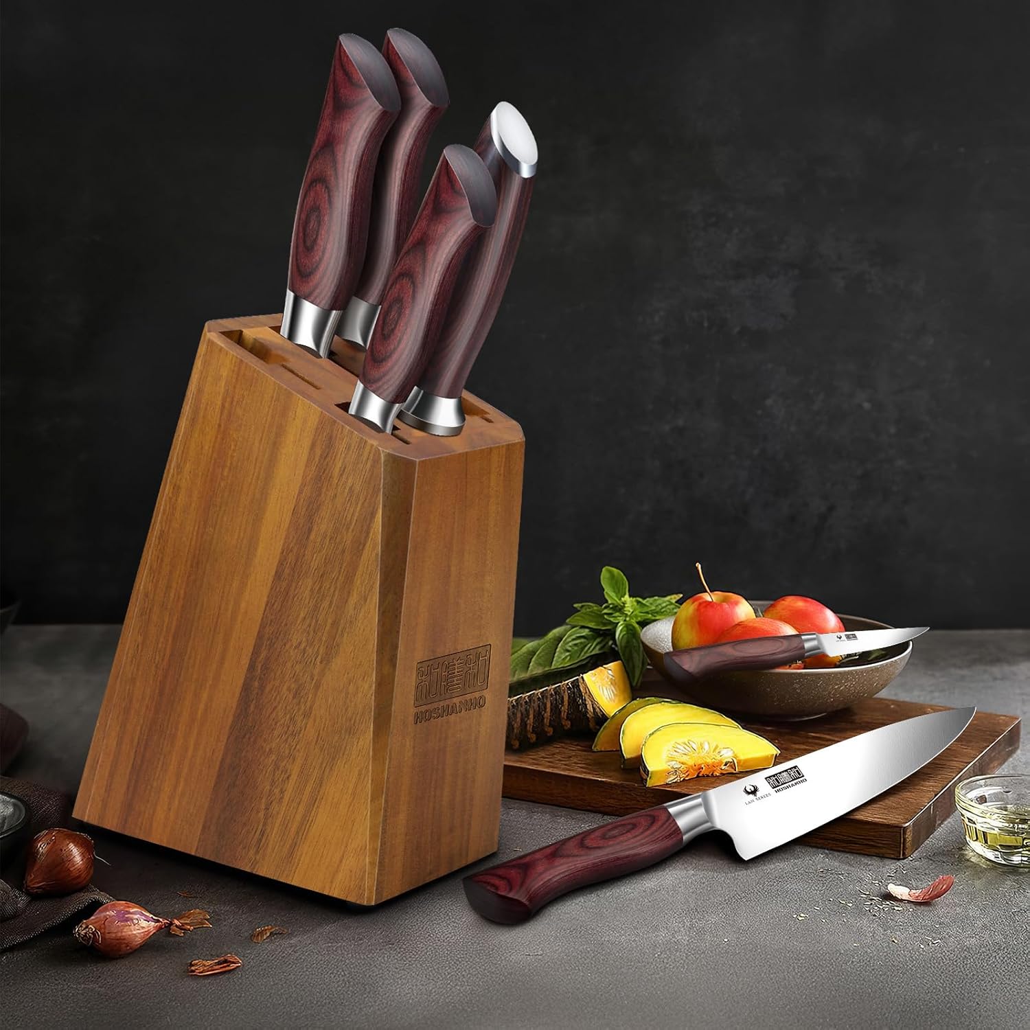 7-Piece Knife Set with Block
