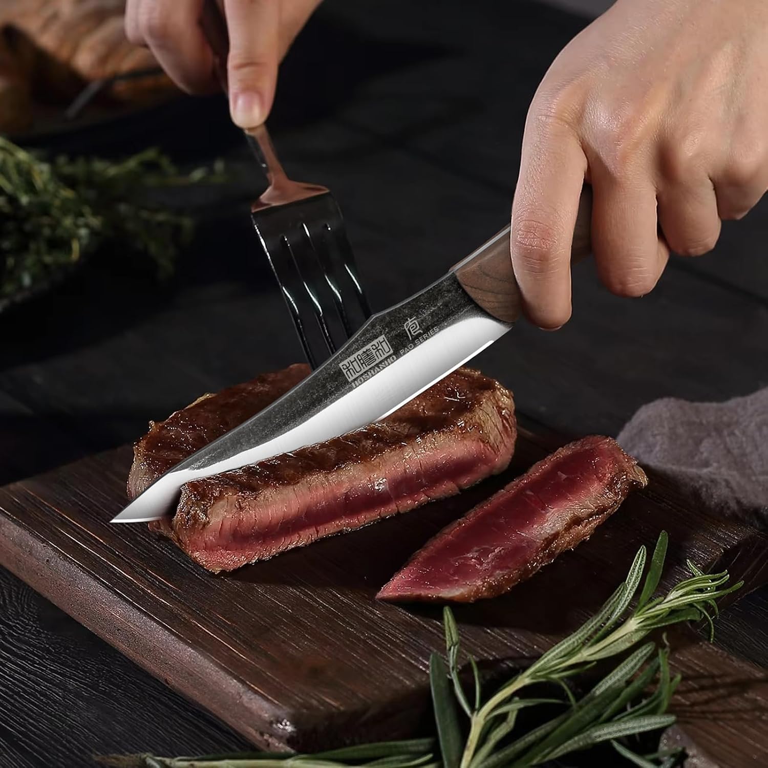 6-Piece Non Serrated Steak Knives Set