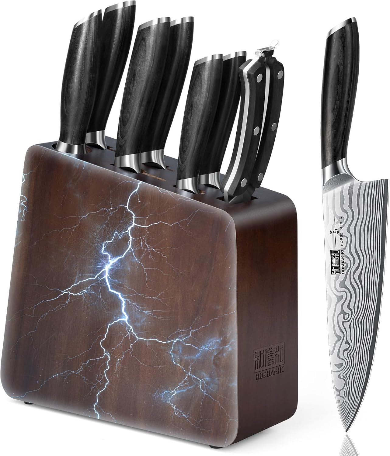 8-Piece Knife Set with Magnetic Block