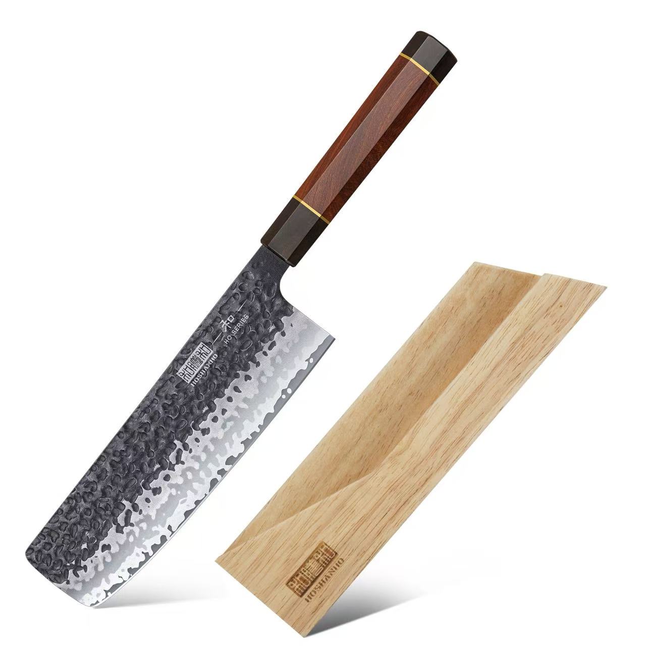 7" VG-10 Nakiri Knife with Sheath