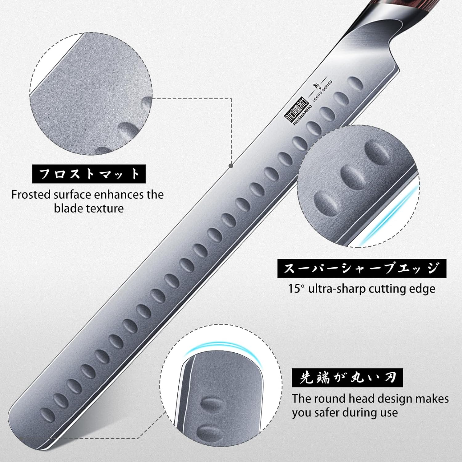 3PCS Japanese High Carbon Carving Knife Set